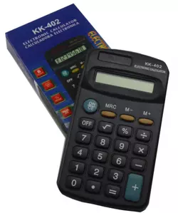 Калькулятор №KK-402 TAKSON мал. чёр. с матов. кноп. 8цифр 1R6