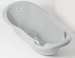 Ванночка 86 см "Сова" зі зливом (Сірий)