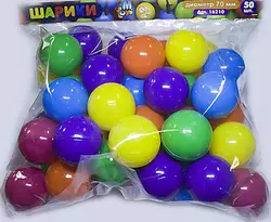 Кульки "70 мм" 50 шт 16210