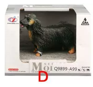 Тварина Q9899-A99-D собака, такса, 8 см., кор., 10-7,5-7 см.