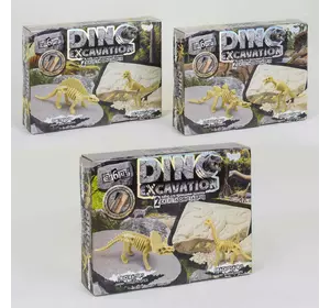 гр Набір для проведення розкопок ""Dino Excavation"" DEX-01-04,05,06 динозаври укр. (6) ""Danko toys"", 3 види