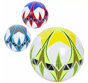 М'яч футбольний EN 3337 розмір 5, ПВХ, 1,8мм, 340-360г, 3 види, кул.