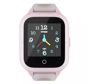 Детские водонепроницаемые GPS часы MYOX MX-55GW (4G) розовые с видеозвонком