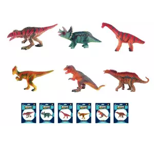 Динозавр Q9899-ZJ28 6 видів, кул., 12,5-16-3 см.