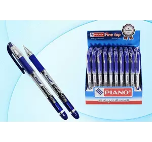Ручка масляна, синя, 0,7мм, РТ-501, Piano
