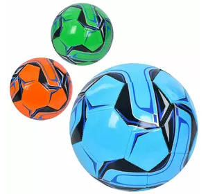 М'яч футбольний EN 3339 розмір 5, ПВХ, 1,8мм., неон, 300-320г., 3 кольори, кул.