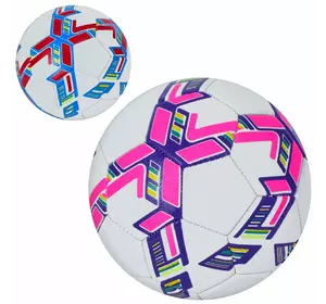 М'яч футбольний MS 3689 розмір 4, ПУ, 340-360г, ламінов., 2 кольори, кул.