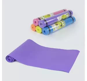 Килимок для йоги С 36547 (30) 5 кольорів, товщина 4 мм, 175х60х0,4 см