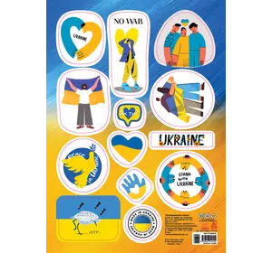 КЕНГУРУ Стікери MADE IN UKRAINE. No War (УА)(19.98)