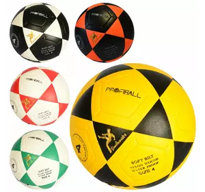 М'яч футбольний MS 1936 розмір 4, ПВХ 1,6 мм., 300-320 г., ламінований, 3 кольори, кул.