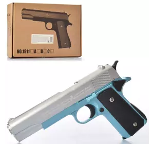 Пістолет 1911С мет., на кульках, кор., 25,5-4,5-17,5см.