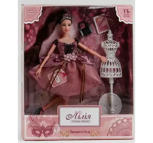 Лялька Лілія ТК 13416 (48/2) "TK Group", "Принцеса балу", аксесуари, в коробці