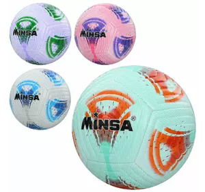 М'яч футбольний MS 3712 розмір 5, TPU, 400-420 г, ламінов., 4 кольори, кул.