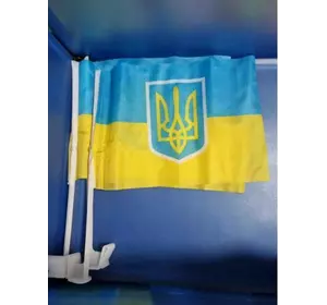 S6033 Прапор України на авто * 48 * 10