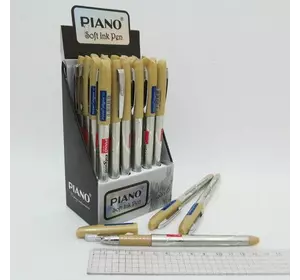 Ручка масляна, синя, 0,7мм, РT-185, Piano