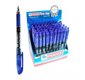 Ручка масляна, синя, 0,7мм, PT-503, Piano
