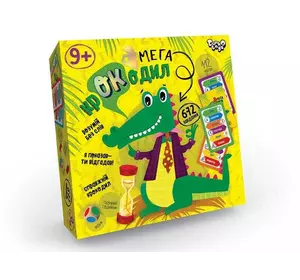 гр Настільна гра вікторина ""Мега-крокодил"" (укр) CROC-03-01U (10) Danko Toys