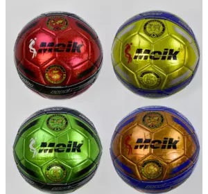 М'яч футбольний С 34192 4 кольори, 400 грам, матеріал TPU, лазерний