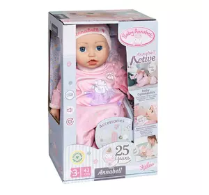 Інтерактивна лялька BABY ANNABELL - МОЯ МАЛЕНЬКА КРИХІТКА (43 cm, з аксесуарами)