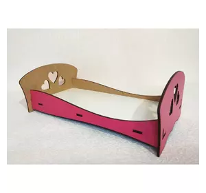 Ліжко велике 2 (рожеве)