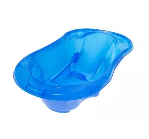 Ванночка "Комфорт"  2 в 1 анатомічна (Прозоро-блакитний)