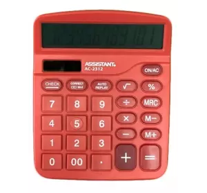 Калькулятор ASSISTANT АС-2312 red
