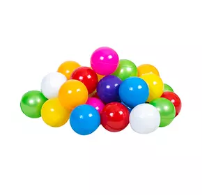 Набір дитячий "Кульки "малі" 40 шт" арт.025 диам 7 см вакуум Бамсик