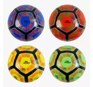 М`яч футбольний C 60505 (100) "TK Sport" 4 кольори, розмір №5, матеріал PVC, 280 грам, гумовий балон, ВИДАЄТЬСЯ ТІЛЬКИ МІКС ВИДІВ