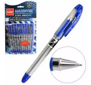 Ручка масл CL-101 Maxriter + 1 ручка синя ST02242