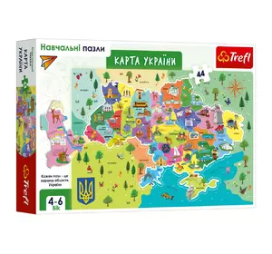 Пазли навчальні -"Карта України" для дітей /Trefl