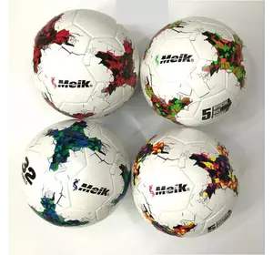 М`яч футбольний C 55991 (30) 3 види, вага 420 грам, матеріал PU, балон резиновий, клеєний, (поставляеться накачаным на 80%)