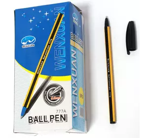 Ручка кулькова, чорна, Арт.777А, Імп